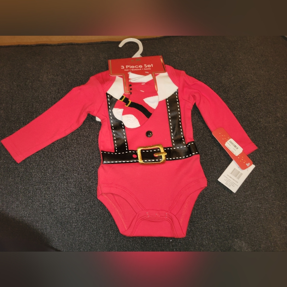 Baby Santa Suit 3 Piece Set